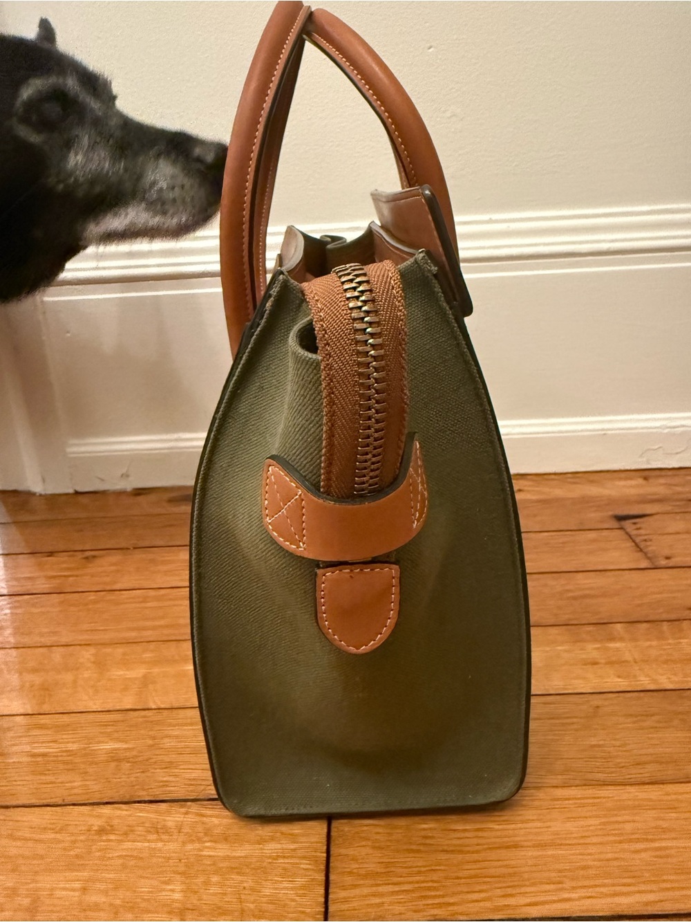 Flash sale before consignment; Celine Canvas and Leather Mini Luggage Tote - Picture 8 of 16